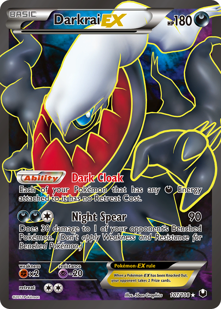 Darkrai EX signature cards