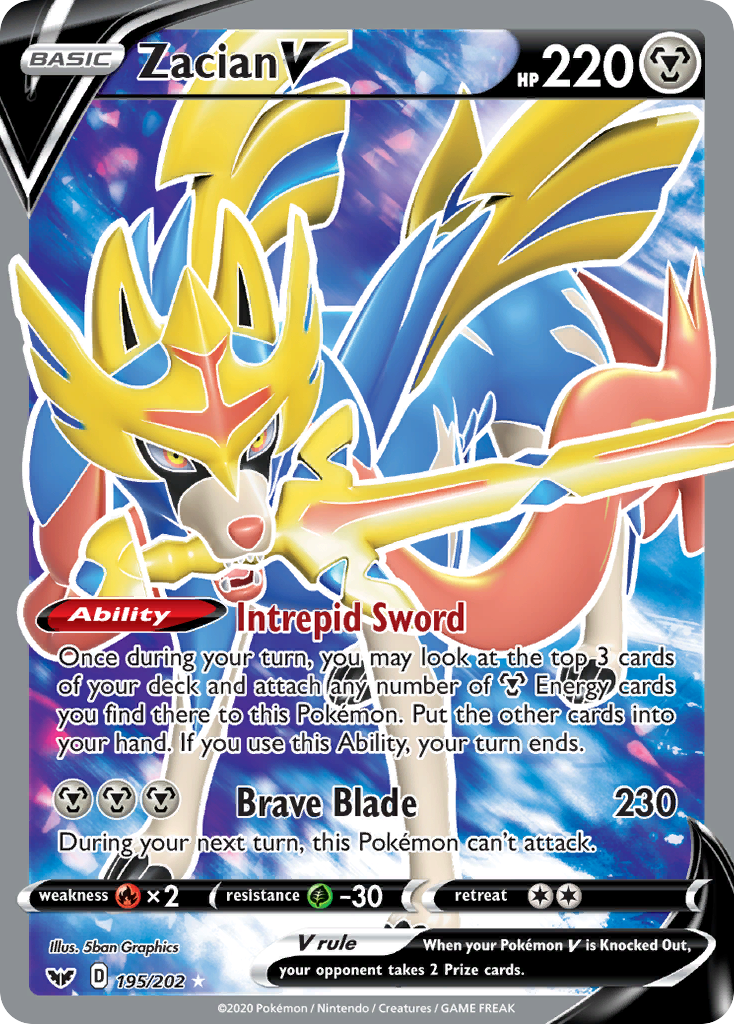 ADP Zacian signature cards